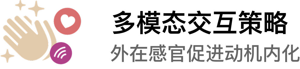 多模态交互策略：外在感官促进动机内化